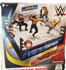 Brand New WWE Superstar Ring Raw And Smackdown Apron And Spring Loaded Mat