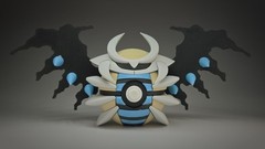 Shiny Giratina (Glow in Dark) | Themed 3D Printed Pokéball | #0487 Giratina