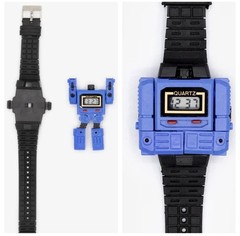 NEW Robot Watch Transforming Watch (Transformer Style ) Color Blue