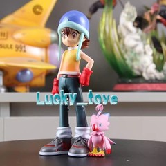 17cm Digimon Sora Takenouchi Piyomon Model Statue Figure Toy PVC Collection Toys