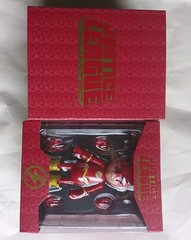Herocross Hybrid Metal Figuration #017 Flash DC Justice League Open Box clean