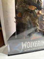 Marvel Studios 12″ Collector’s Edition Army Wolverine 2002 Toy Biz Box Damage