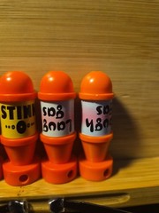 Vtg TMNT Turtle Wagon Van BLIMP Itchy/ Stink / Laugh/ Sleep BOMB missile Lot 4