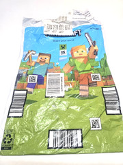 2024 used collectible Poly Mailer from amazon Minecraft 15 years Steve Alex USED