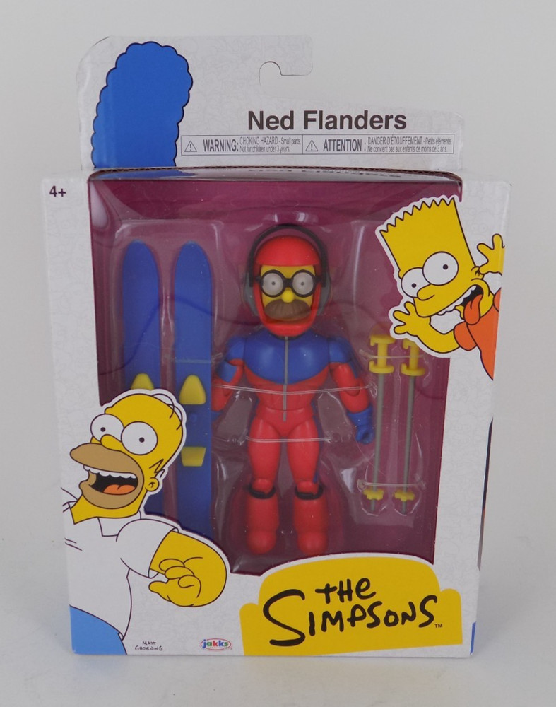 NEW The Simpsons Stupid Sexy Ned Flanders 5” Figure Jakks Pacific! FREE SHIPPING