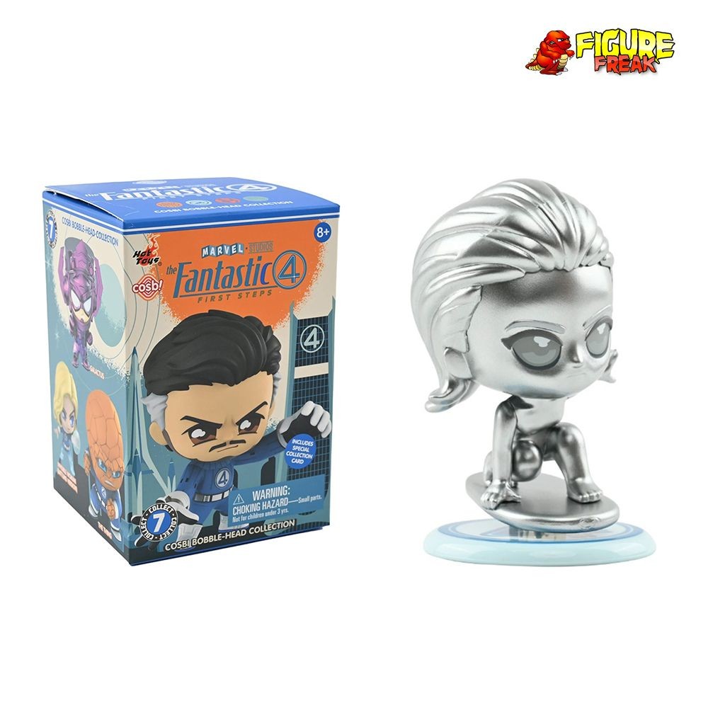 Hot Toys Cosbi Fantastic Four: First Steps Silver Surfer Bobble-Head & Card