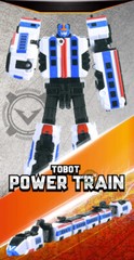 Tobot V Galaxy Detectives Power Train Transforming Vehicles Robot Figure Toy