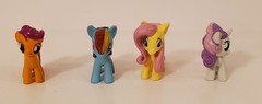 My Little Pony MLP Magic Mini Figures 2″ 12- PVC Ponies W/ Special Spike Fig