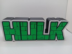 Hulk incredible HULK logo lightbox light box sign for comic / figure displays