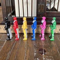 Power Rangers Super Megaforce Lost Galaxy Key Set Full Team w/ Magna Defender