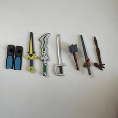 Roblox Weapons Accessories Lot 8pc Swords Hammer, See Pics