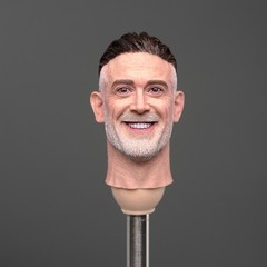 1:6 Male Actor Head Sculpt Carved Model Fit 12” Soldier Action Figure Body Toys