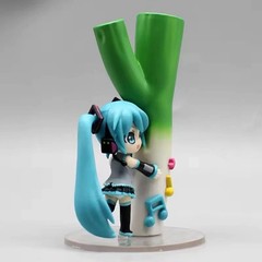 10.5cm Hatsune Miku Kawaii Holding Welsh Onion Beautiful Girl Figure Model