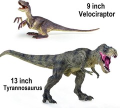 6PCS Jumbo Dinosaur Toy Set, Realistic Dinosaurs Toys for Kids – Large Dino Play