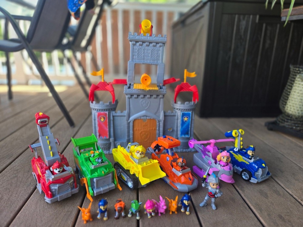 Paw Patrol Rescue Knights Castle And Vehicles Set