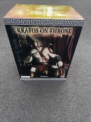 Gaming Heads God of War Kratos Throne Deluxe Edition Statue In Stock NEW 🔥