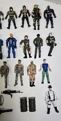 33 Vintage Lanard The Corps, Chap Mei. GI Joe Action Figures w/Parts (Read)