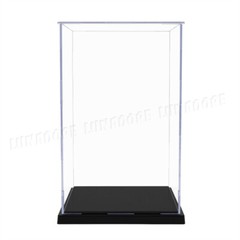 US 8.3″H Acrylic Display Box Plastic Base Self-Install Case Protection Dustproof