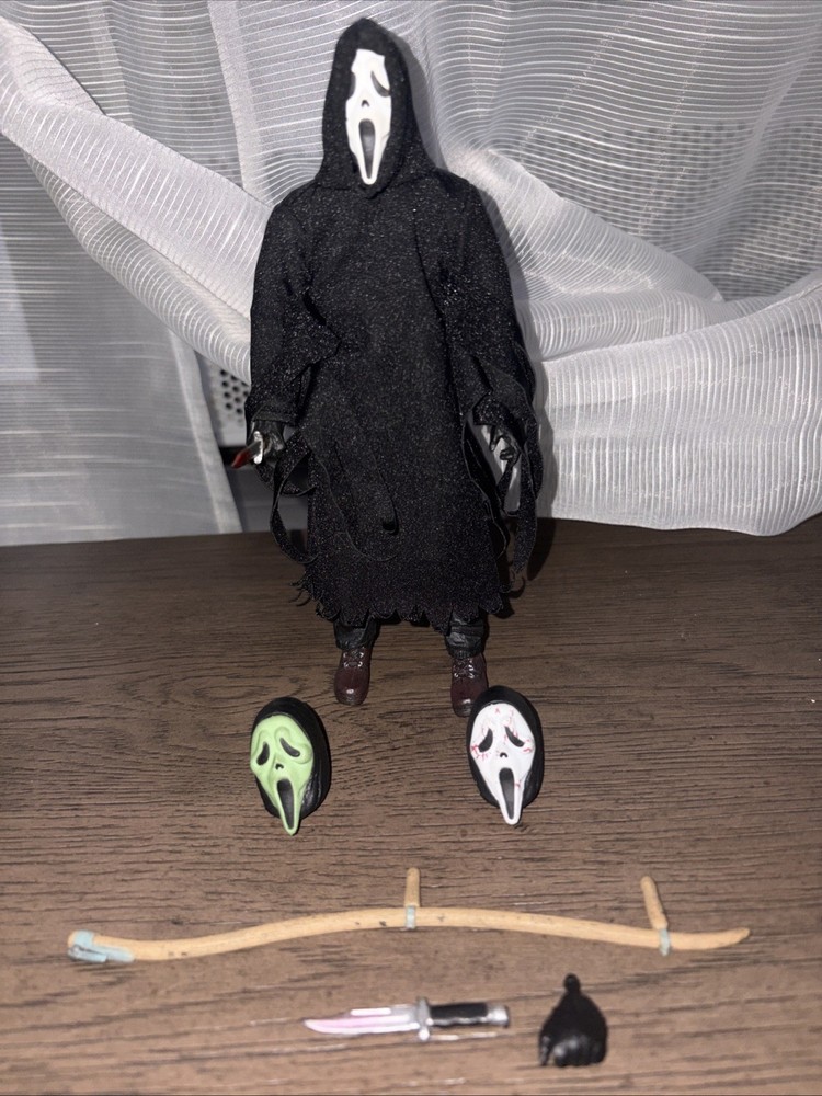 NECA Scream Ghostface 7 inch Action Figure No Box With Some Accessories
