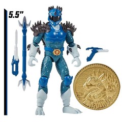 Godzilla VS Mighty Morphin Power Rangers KAIJU RANGER BLUE ANGUIRUS 6″ Figure
