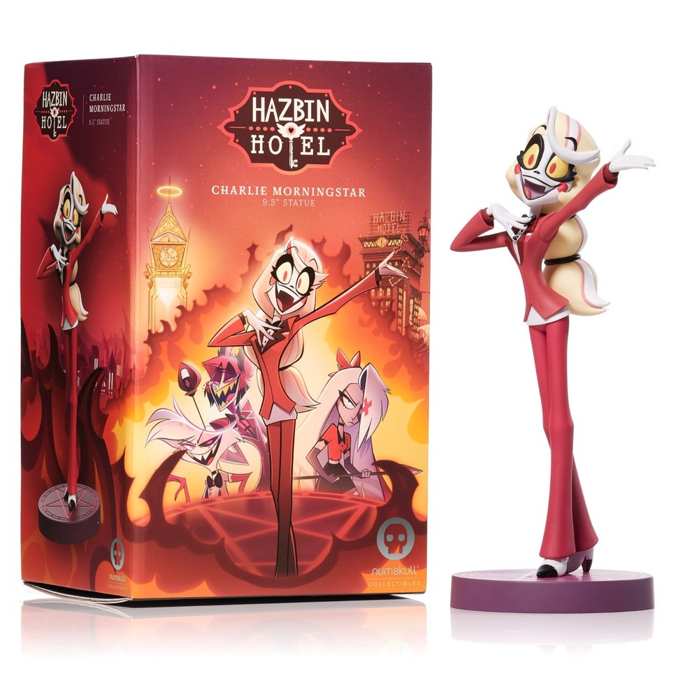 Hazbin Hotel – Charlie Morningstar 9″ Premium PVC Statue – Numskull – NEW