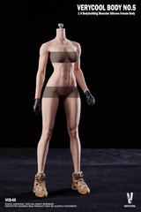 VeryCool 1/6 Silicone Female Natural Skin Body w/ a Bodybuilding Muscle VCD05B