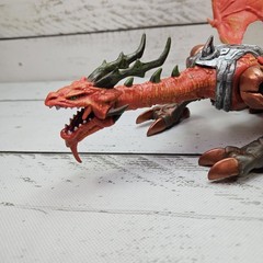 Mega Bloks Dragons Metal Ages Odaku Armory Slann Dragon 12″ Long Figure Read