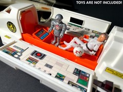 51 MEGO alike Buck Rogers Shuttle STICKERS for 1979 Fisher Price 325 Alpha Probe