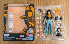 SH Figuarts Android 17 Event Exclusive Color Edition Open Box Complete Bandai