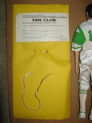 Mego Vintage 12” 1970 Joe Namath, Uniform, Stand, Booklet, Original Box