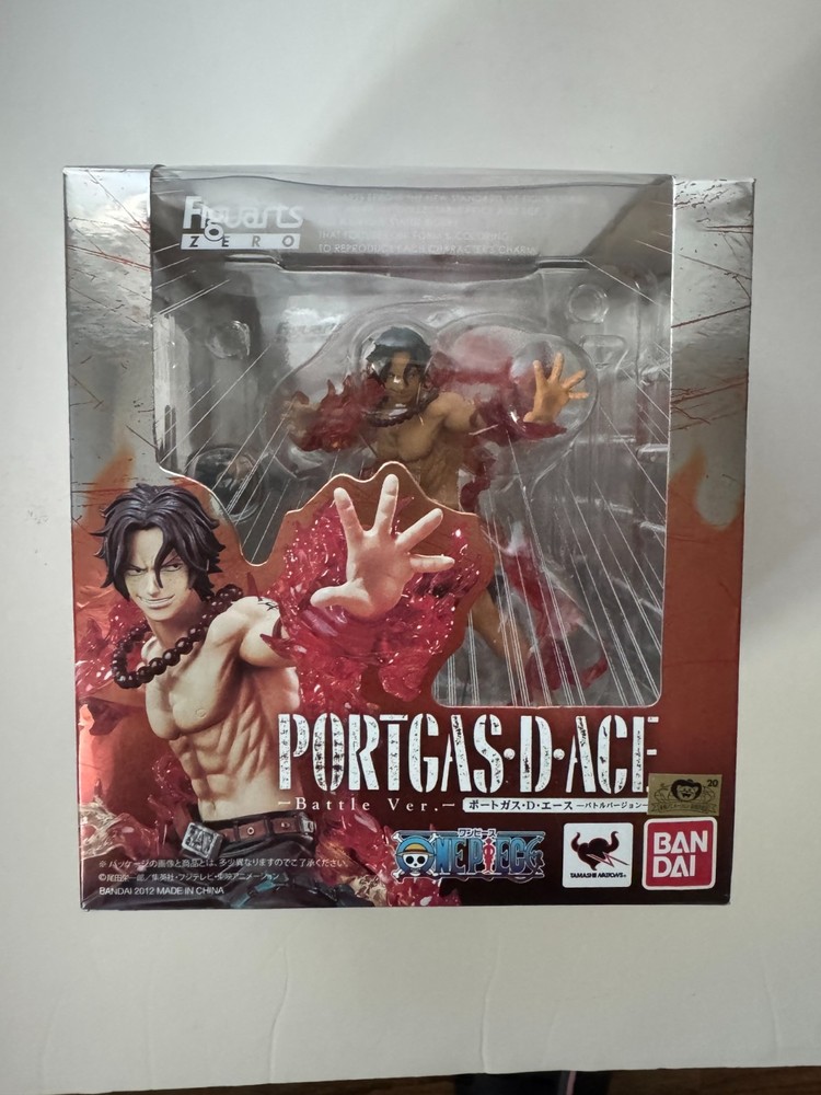 TAMASHII NATIONS Bandai One Piece Portgas D Ace Battle version Figure