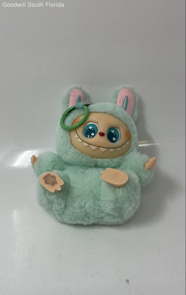 Pop Mart The Monsters Labubu Have A Seat Green Vinyl Plush Figure Keychain