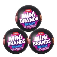 Zuru Mini Brands Really Works Vinyl Capsules – 3 Pack – In Hand SHIPS TODAY