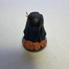 Nezuko Mini Figure, Demon Slayer, Pink/Black/White, Bamboo Mouth, Used