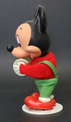 1970s Disney MICKEY MOUSE Mechanical & Musical Toy 28 x 12cm (11″ x 4.75″) Spain