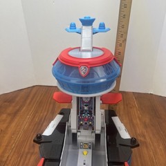 Paw Patrol Aircraft Carrier HQ with Chase Action Figure and Mighty Pups Cruiser