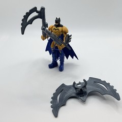 Batman Orange Yellow Black Blue Cape 4-Inch Wing Zip Action Figure DC Complete