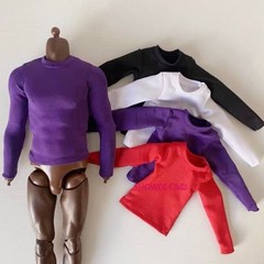 1/16 Scale Male Long-sleeved T-shirt Top Sweater Clothes For 12” Action Figure