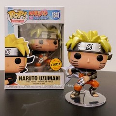 Uzumaki Naruto with Shuriken Funko Pop! Vinyl Figure CHASE Metallic w/ Protector