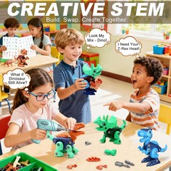 Dinosaur Toys for 3 4 5 6 7 8 Year Old Boys, Take Apart Dinosaur Toys for Kid…