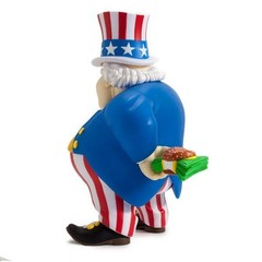 KidRobot UNCLE SCAM 8 Inch Vinyl Figure Red, White Blue Edition by Ron English