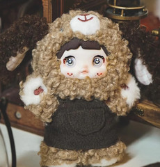 Fluffy Animal Costume Plush Doll Blind Box Collectible Figure