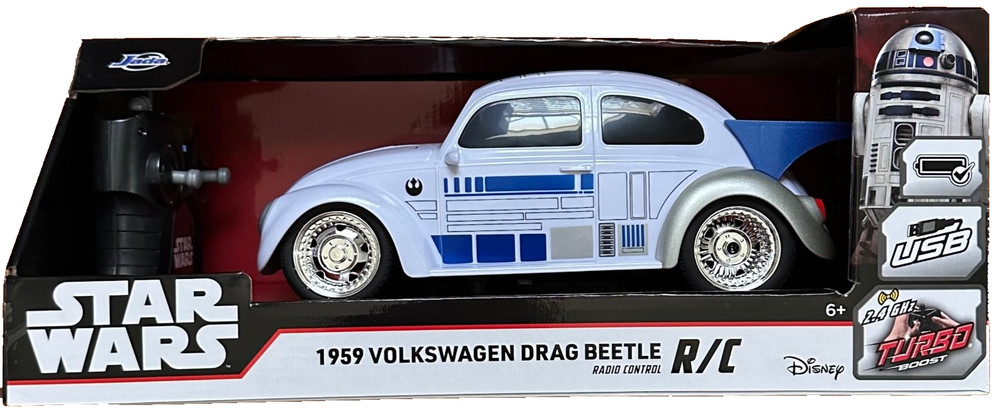 Jada Toys Star Wars 1959 Volkswagen Drag Beetle Radio Control R/C 1:16 Vehicle