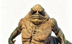 Rotta the Hutt Inspired Figure (The Mandalorian and Grogu) Hand Painted Custom