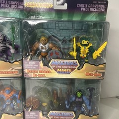Masters Of The Universe Minis Full Set Of 6 Minifigure 2 Packs New, 12 mini figs