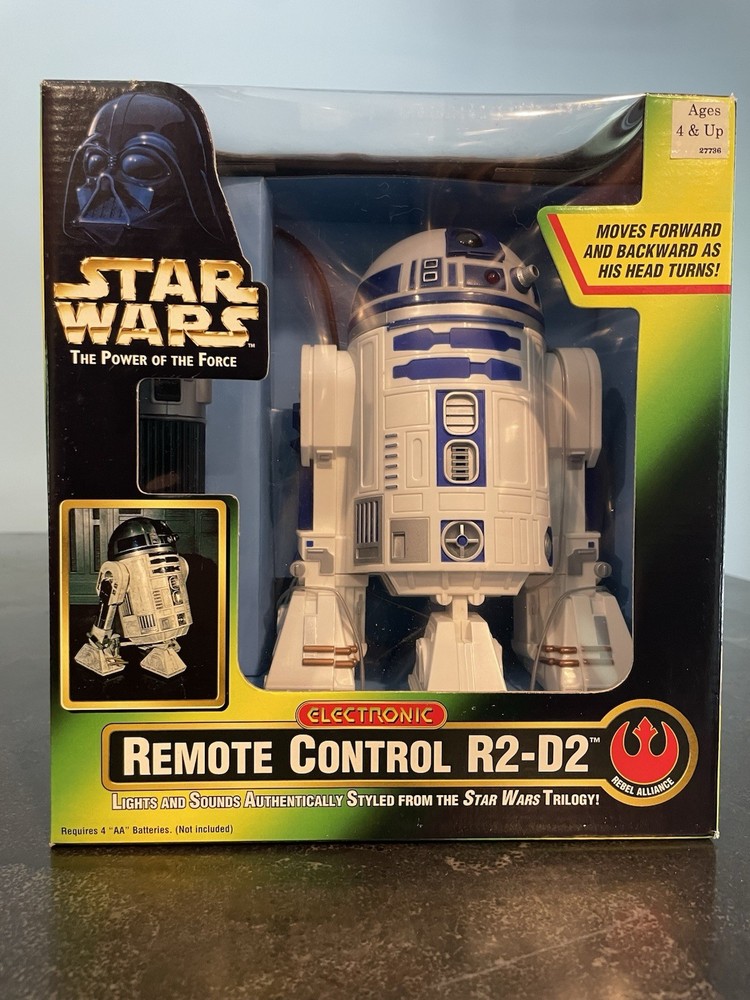 Star Wars POTF Power of the Force Electronic Remote Control R2-D2 Kenner 1997