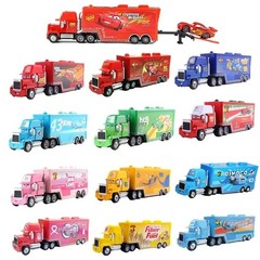 Disney Pixar Cars Lightning McQueen Jackson Storm Mack Hauler Truck+Car Toys~