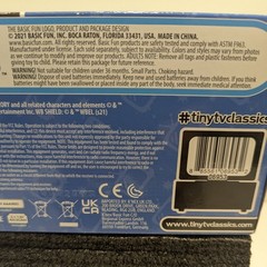 Big Bang Theory Tiny TV Classics Basic Fun Real Working TV & Remote New In Box