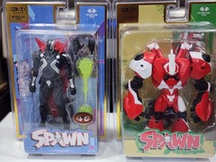 McFarlane 30 Years The Deviant: Rat City Spawn Platinum & Wave 8 Robot Wars 7″
