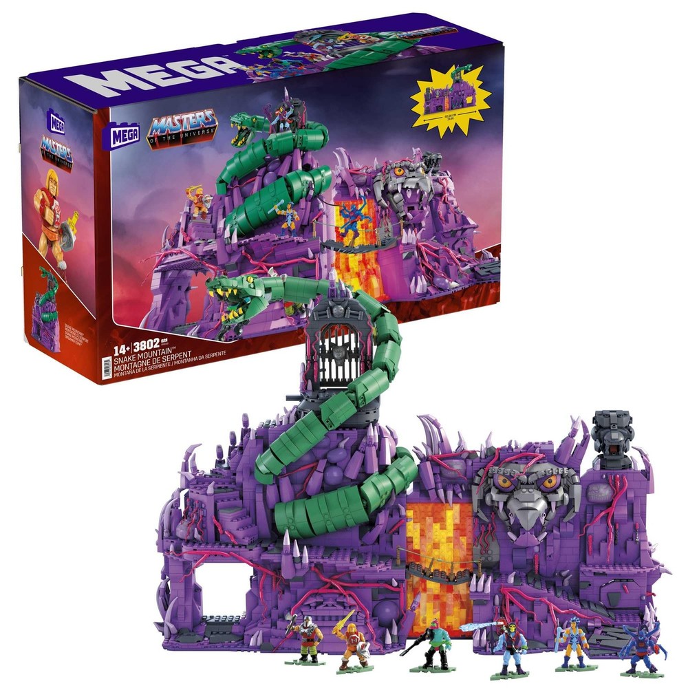 Mega Masters of The Universe Building Toys Set, Snake Mountain